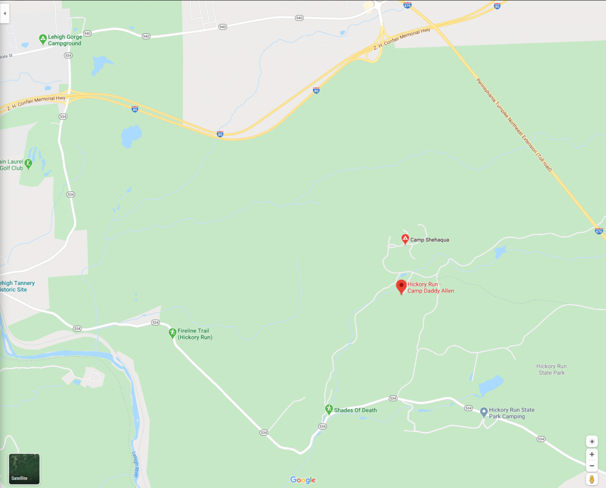 Directions to Camp Wyvern Rising